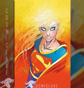 SUPERGIRL #1 MEGACON MICHAEL TURNER VIRGIN FOIL VARIANT PREORDER 4/10☪