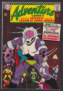 Adventure Comics #353 5.0 VG/FN DC - Feb 1967 Death of Ferro Lad