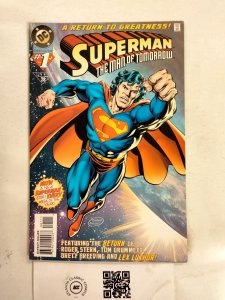 Superman The Man of Tomorrow #1 VF+ DC Comics comic book 16 JW75