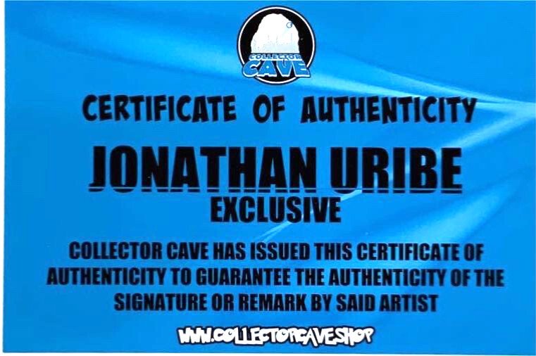 FAME: SHIGERU MIYAMOTO SDCC JONATHAN URIBE “SUPER DONKEY SMASH’’ EMBOSSED SIGNED