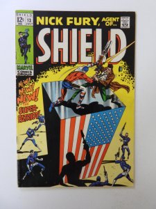 Nick Fury, Agent of SHIELD #13 (1969) FN/VF condition