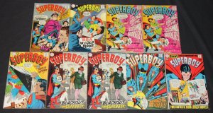 Silver/Bronze  Superboy 9 Mid Grade Comic Lot #150-152, 153,4 (2 COPIES) 155-156