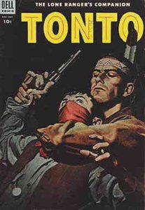 Lone Ranger's Companion Tonto, The #16 VG ; Dell | low grade comic August 1954 w