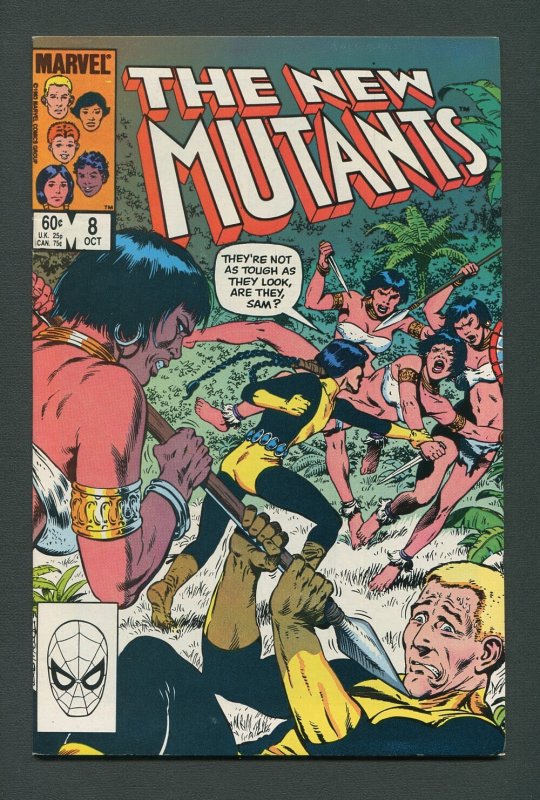 New Mutants #8 /  8.5 VFN+ - 9.0 VFN/NM  / October 1983