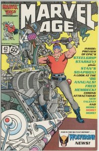 Marvel Age #42 (1983) - 8.5 VF+ *Steelgrip Starkey* 