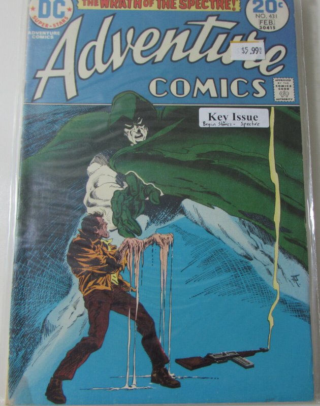 Adventure Comics Run Lot 6 #431-436 DC 1974 FN+ Bronze Age Comic Book Key Issue