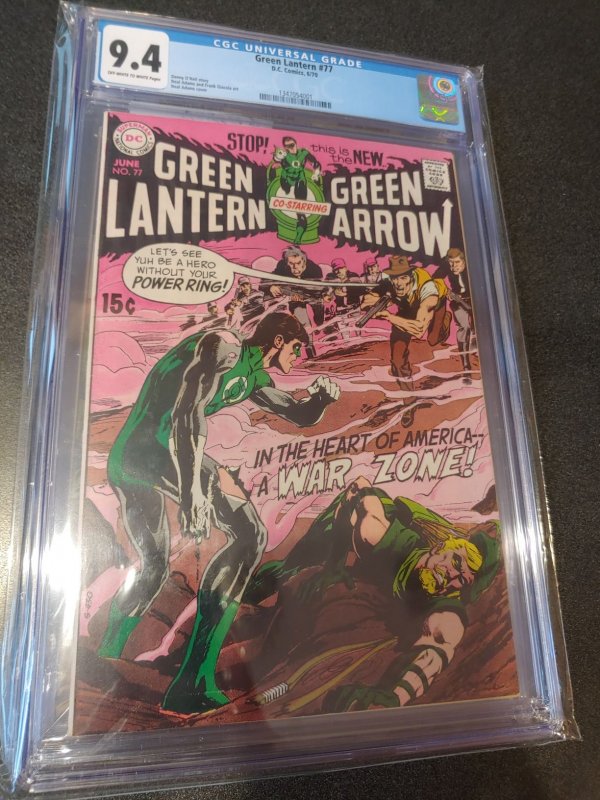 GREEN LANTERN #77 CGC 9.4 NEAL ADAMS