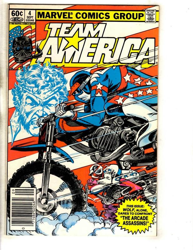 Lot Of 5 Team America World Police Marvel Comic Books # 1 2 3 4 5 Comedy RJ2