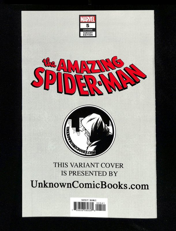 Amazing Spider-Man (2018) #5 Unknown Comics Tan Variant