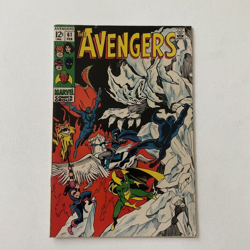 Avengers 61 Fine Fn 6.0 Marvel 1968