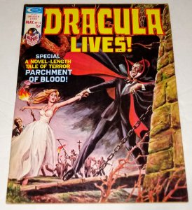 Dracula Lives #12 Bronze Age Horror Magazine Marvel Comics / 002