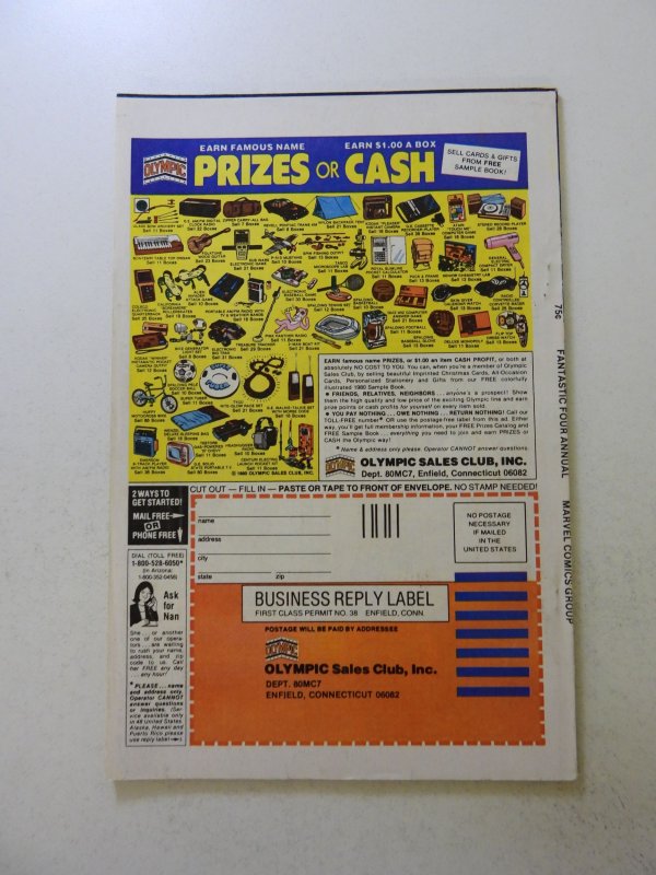 Fantastic Four Annual #15 (1980) VF- condition