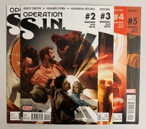 Operation S.I.N. #1-5 Set (Marvel 2015) 1 2 3 4 5 Kathryn Immonen (8.5+) 