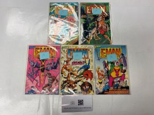 5 E-Man FIRST comic books #1 2 3 4 5 27 KM41