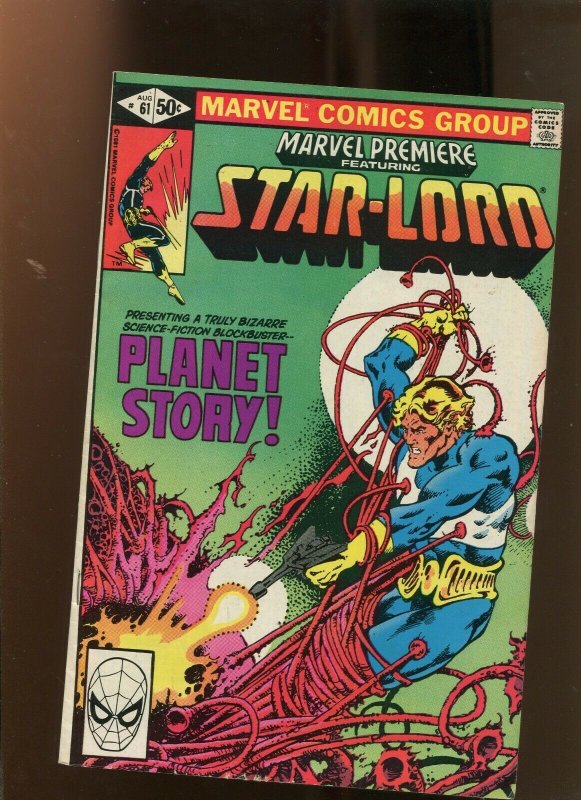 MARVEL PREMIERE #61 (9.2) STARLORD PLANET STORY! 1981