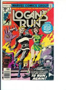 Logan's Run Vol. 1, #6 - Bronze Age - June 1977 (FN)