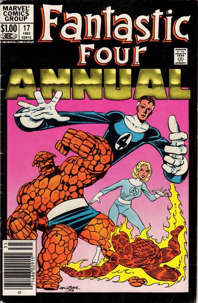 Fantastic Four (Vol. 1) Annual #17 (Newsstand) FN ; Marvel | John Byrne