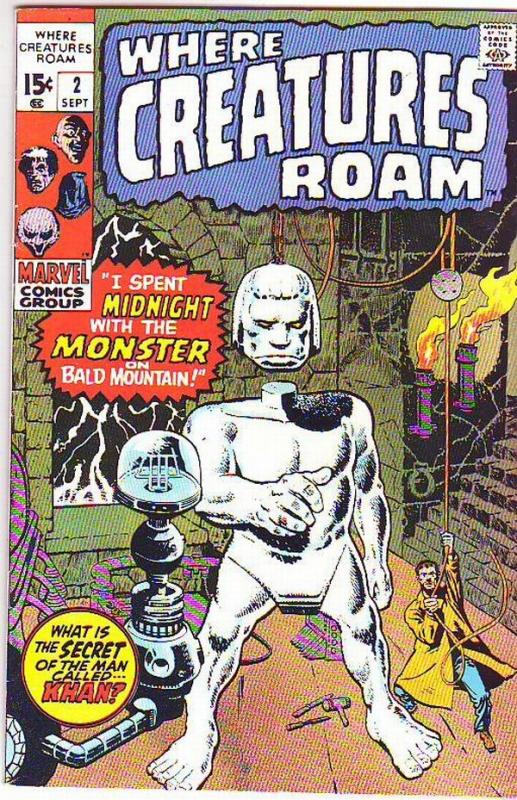 Where Creatures Roam #2 (Sep-70) VF+ High-Grade Khan