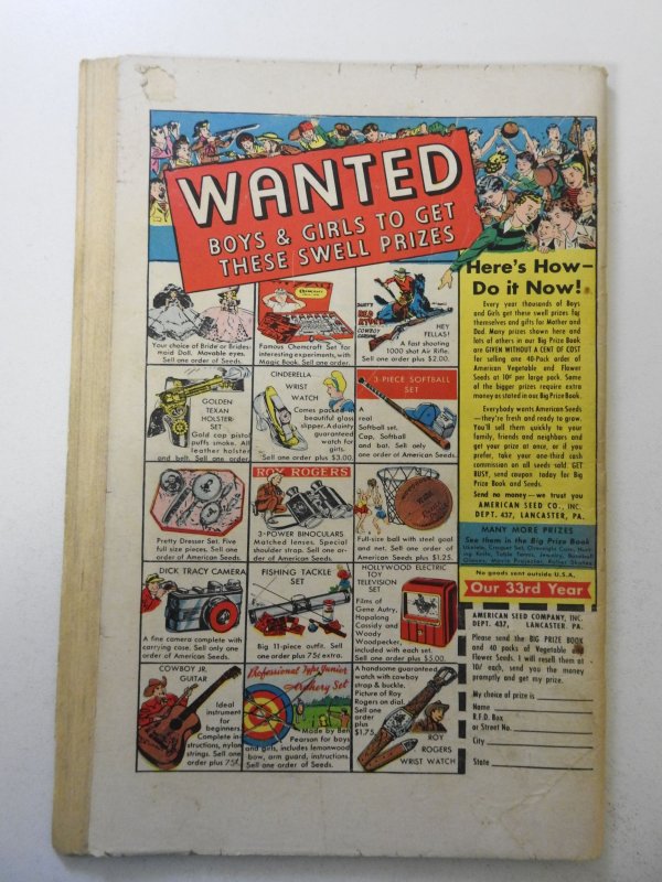 Jungle Comics #134 (1951) GD/VG Condition 1 in tear fc