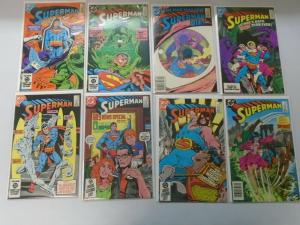 Superman comic lot from #350-421 48 different issues (1980-86) avg 7.0 