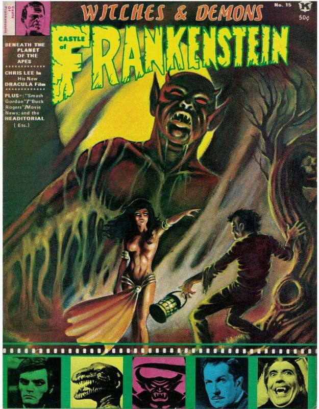 CASTLE OF FRANKENSTEIN 15 VG-F CHRIS LEE,Karloff copy B