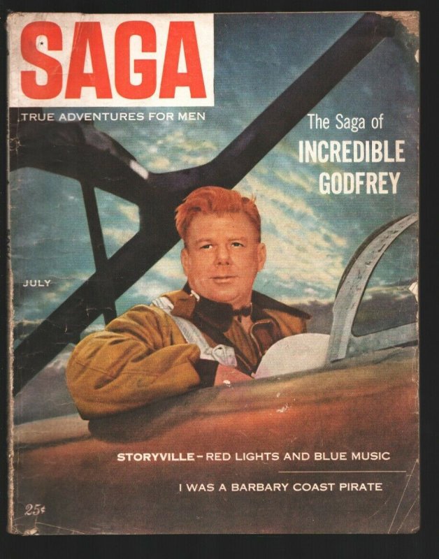 Saga Magazine7/1953-Arthur Godfrey Quentin Reynolds-Victory At Sea TV series-...
