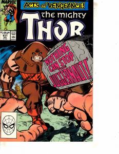 Mighty Thor # 411 VF/NM Marvel Comic Book 1st New Warriors Appearance Key J254