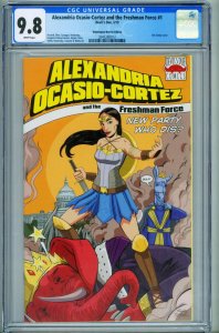 Alexandria Ocasio-Cortez & Freshman Force #1--  CGC 9.8 -- WASHINGTON WARRIOR...