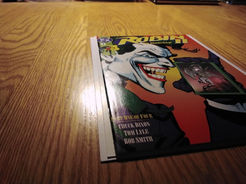 Robin II: The Joker's Wild! #1 Joker Close-Up Cover (1991)