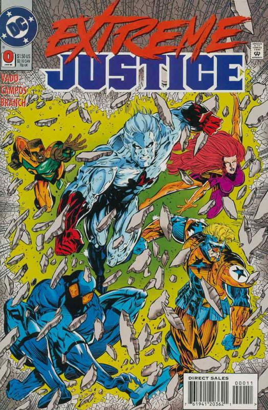 Extreme Justice #0 VF/NM; DC | save on shipping - details inside