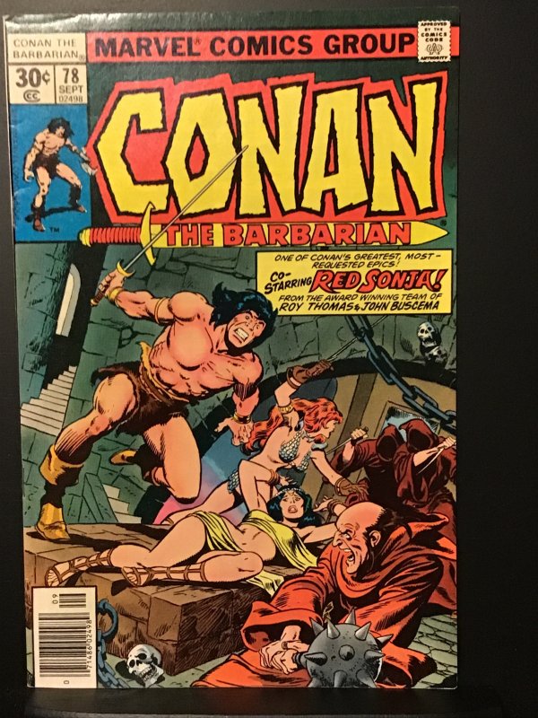 Conan the Barbarian #78 (1977) F/VF 7.0
