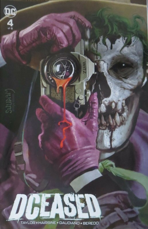 DCEASED #4 Arthur Suydam Joker Killing Joke variant cover! NM! classic