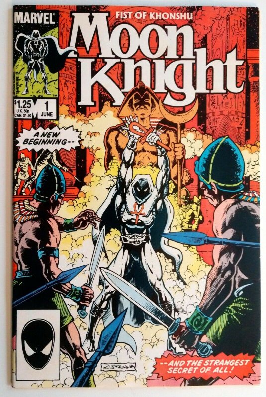 Moon Knight #1, Debut of new Moon Knight costume (1985)