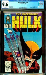 Incredible Hulk #340 CGC Graded 9.6 Hulk vs Wolverine Todd McFarlane
