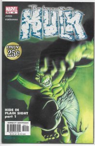 Incredible Hulk (vol. 2, 1999) # 55 VF/NM (Hide in Plain Sight 1) Bruce Jones