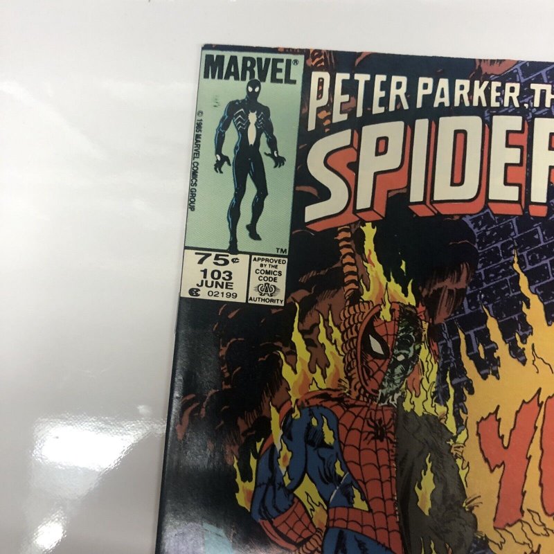 The Spectacular Spider-Man (1983) #103(NM)Canadian Price Variant• CPV •David