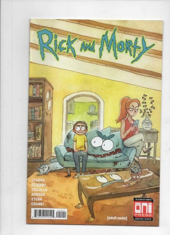 RICK and MORTY #40, 1st, NM, Grandpa, Oni Press,from Cartoon, 2015, Variant