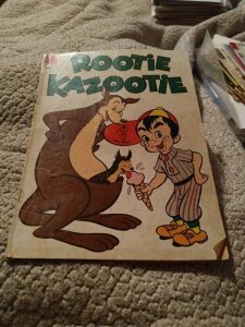 Rootie Kazootie #4 dell comics 1954 golden age tv show ice cream/Kangaroo cover