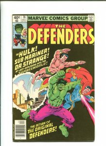 DEFENDERS #78 - RETURN OF THE ORIGINAL DEFENDERS (7.0) 1979
