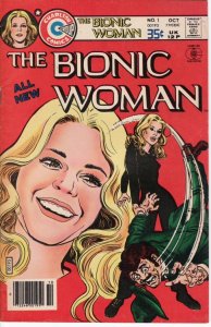BIONIC WOMAN #1 LINDSAY WAGNER TV SERIES  ORIGIN 1977 FN