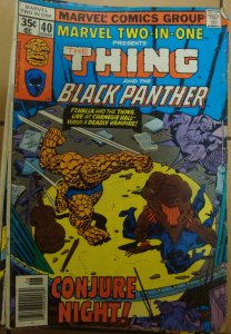 Marvel Two-in-One #40 Black Panther & Thing Ron Wilson Cover & Art