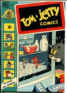 Tom & Jerry #72 1950-Dell-MGM Cartoons-Barney Bear-Benny Burro-Tuffy-FN