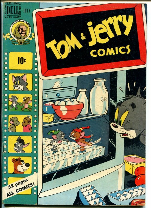 Tom & Jerry #72 1950-Dell-MGM Cartoons-Barney Bear-Benny Burro-Tuffy-FN