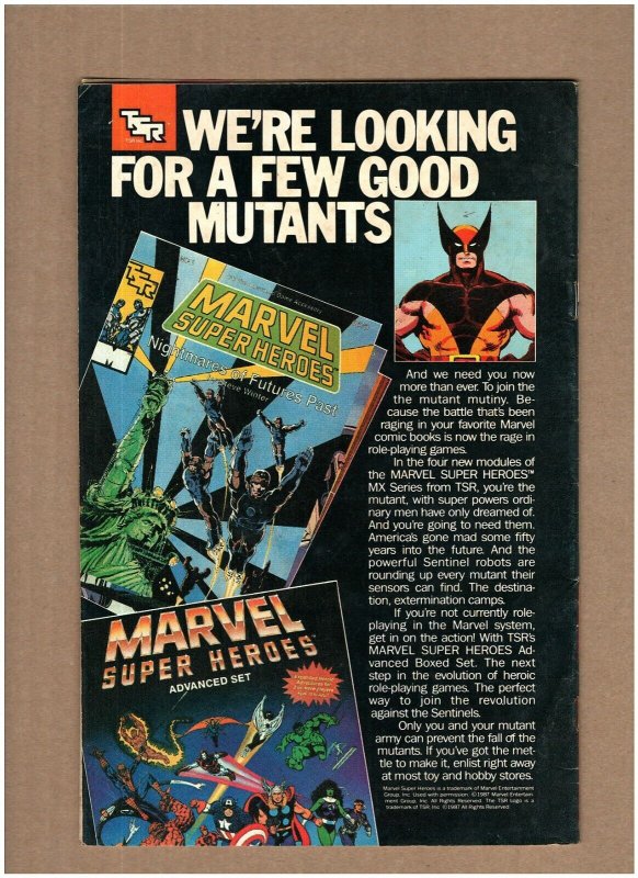 Fantastic Four #312 Newsstand Marvel 1987 Fall of Mutants X-Factor VG+ 4.5