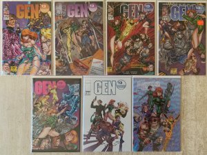 GEN 13 1-5 (1994) + 0, 1-77 (1995) + EXTRAS | 94 TOTAL | VF- TO VF/NM