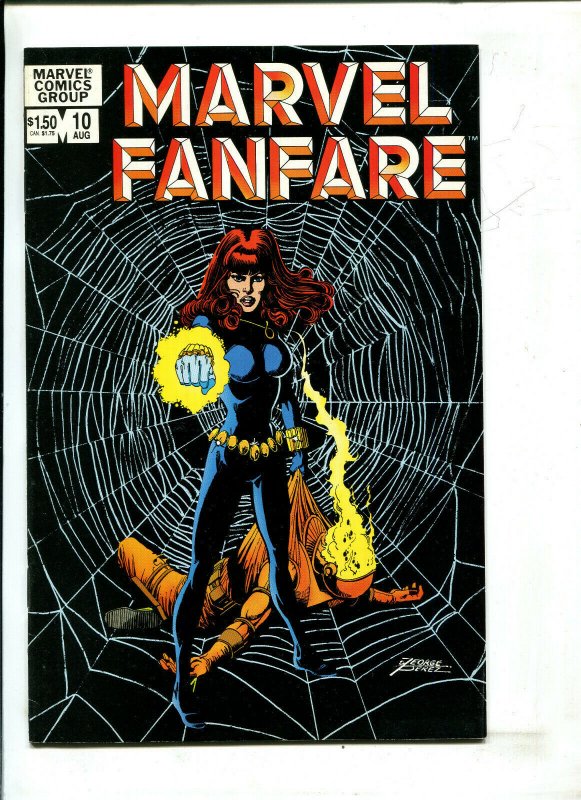 MARVEL FANFARE #10 (DE) - BLACK WIDOW STORY (9.2) 1983 