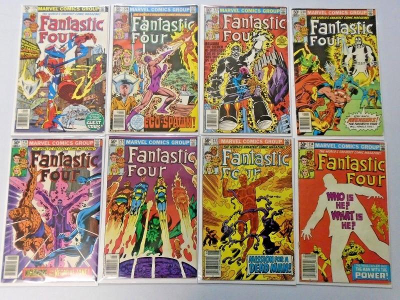 Bronze Age Fantastic Four comic lot #200-249 - 38 different avg 6.0 VF (1978-82)