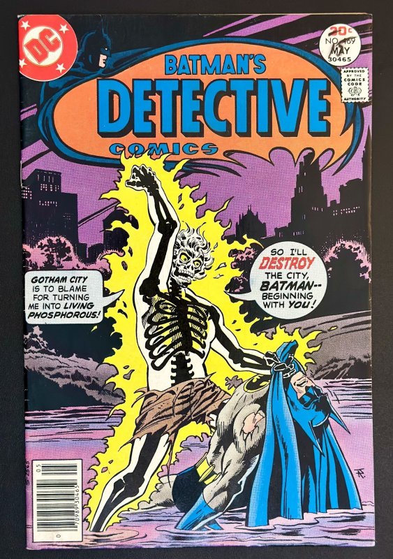 Detective Comics #469 (1977) Key Issue - 1st App of Dr Phosphorus - VF+