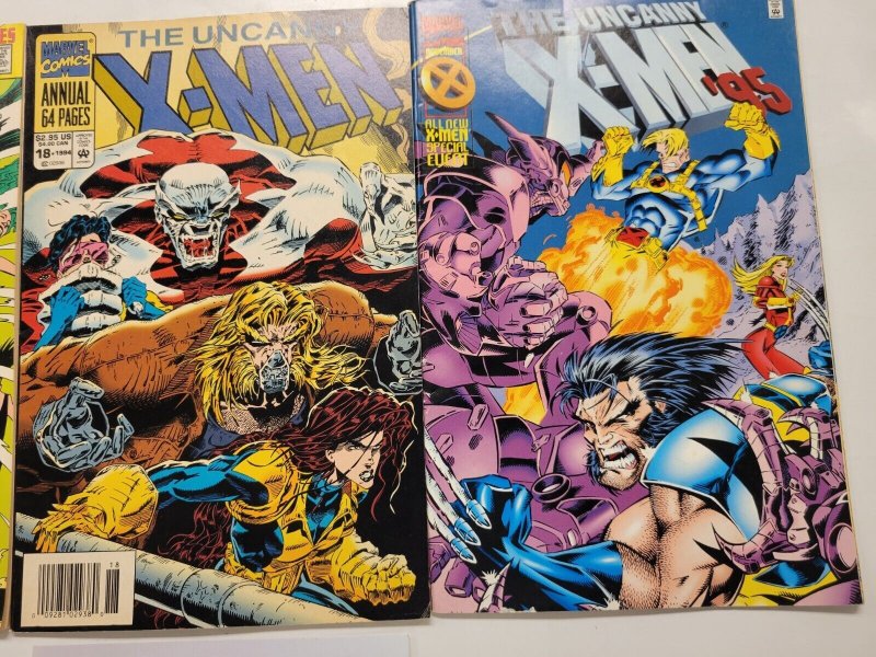 3 Uncanny X-Men Marvel Comic Books #1 15 18 Annual 11 TJ7