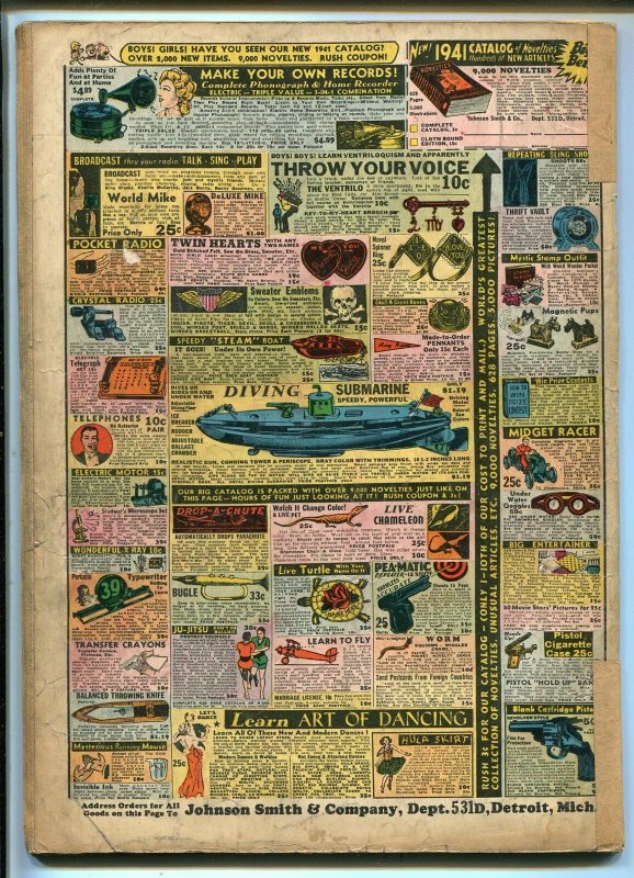 Wings #5 1941-Fiction House-Aviation-Phantom Falcons-Parachute Patrol VG